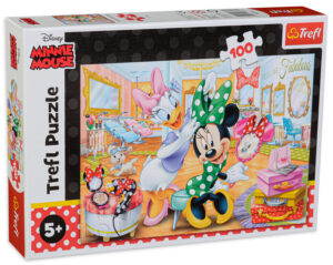 Пъзел Trefl от 100 части - Мини Маус в салонът за красота