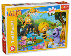 Пъзел Trefl от 100 части - Пчеличката Мая и приятели