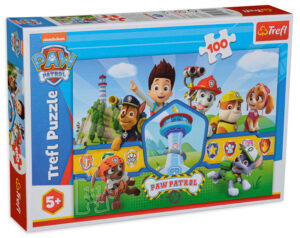 Пъзел Trefl от 100 части - Пес Патрул, Екип на герои