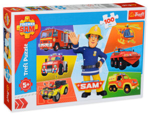 Пъзел Trefl от 100 части - Пожарникарят Сам