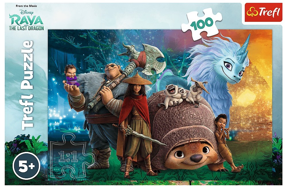 Пъзел Trefl от 100 части - Рая и последният дракон