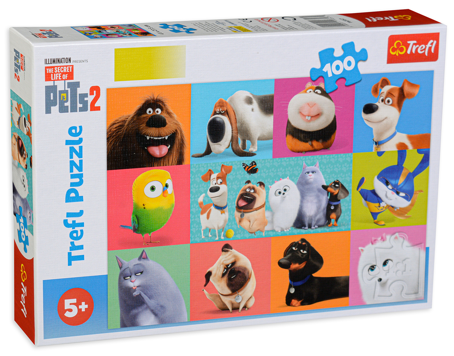 Пъзел Trefl от 100 части - Сами вкъщи 2, Сладки домашни любимци
