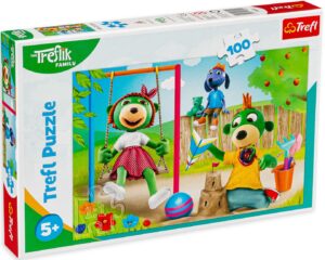 Пъзел Trefl от 100 части - Семейство Трефлик