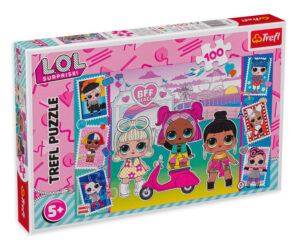 Пъзел Trefl от 100 части - Снимки с кукличките