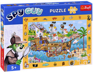 Пъзел Trefl от 100 части - Spy Guy, пирати