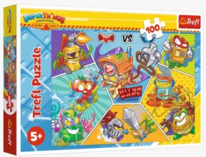 Пъзел Trefl от 100 части - Супер екшън в действие