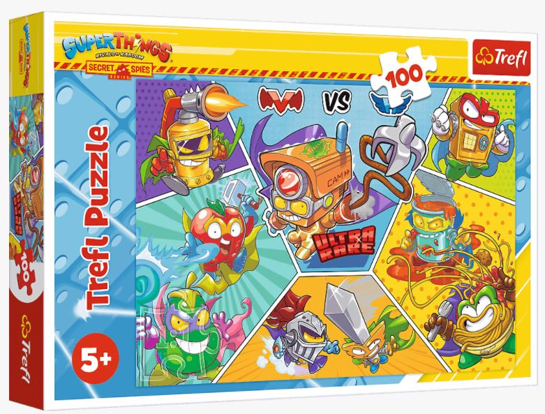 Пъзел Trefl от 100 части - Супер екшън в действие