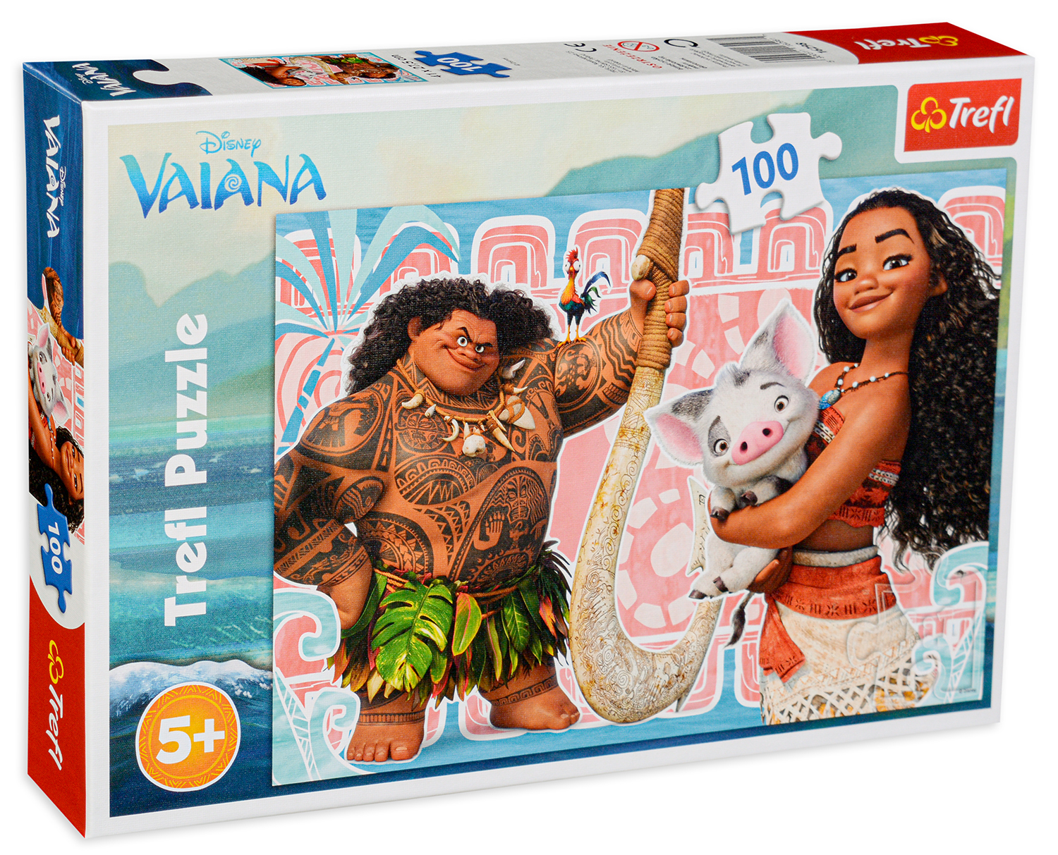 Пъзел Trefl от 100 части - Ваяна и приятели