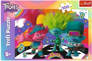Пъзел Trefl от 100 части - Забавни тролчета
