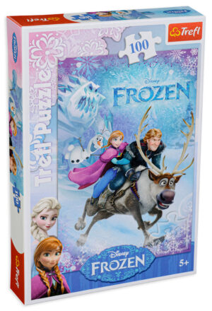 Пъзел Trefl от 100 части - Замръзналото кралство, Спасението на Анна