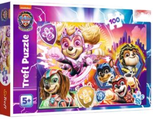 Пъзел Trefl от 100 части - Запознайте се с могъщите кученца