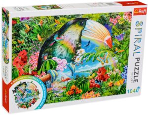 Пъзел Trefl от 1040 части - Тропически животни