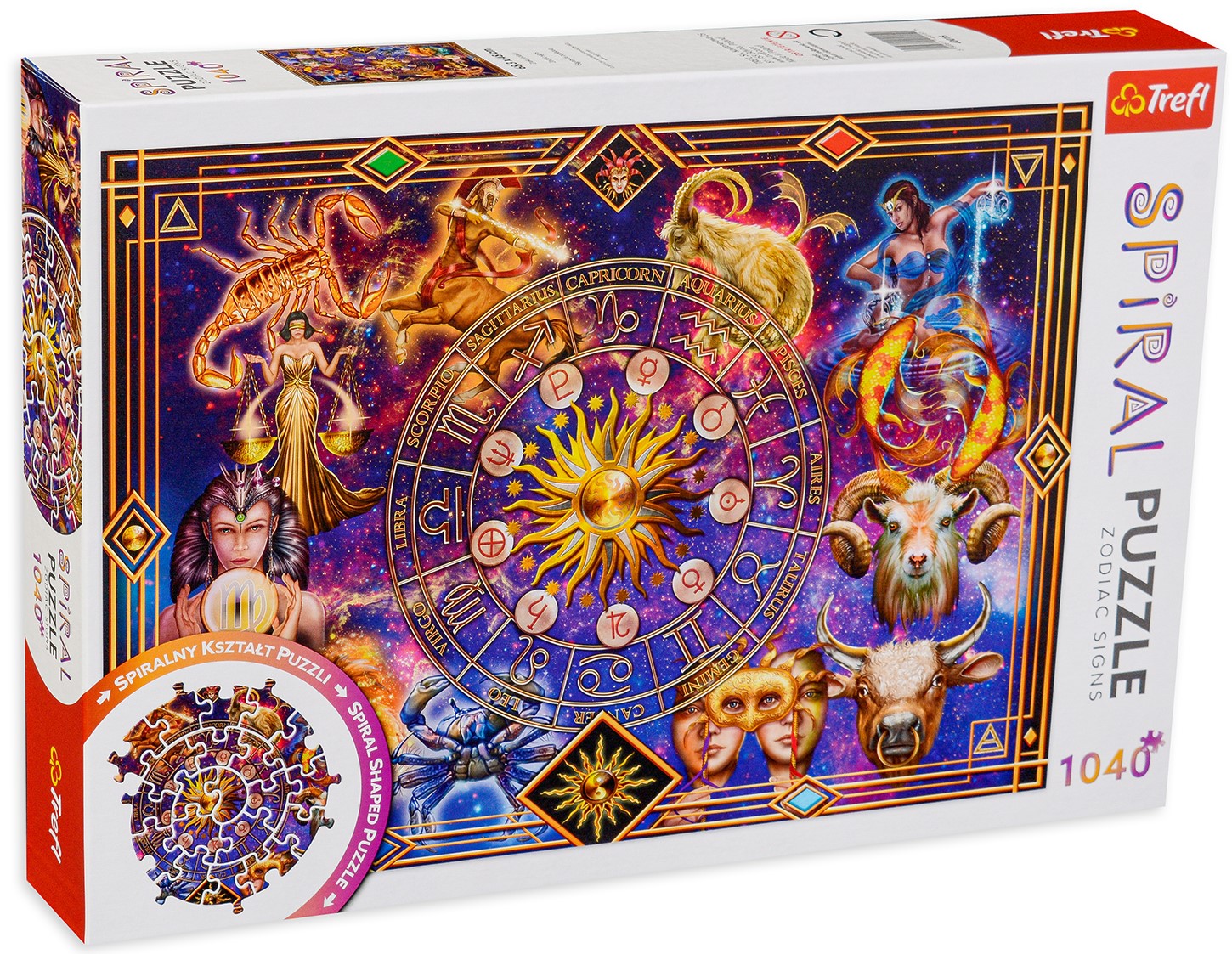 Пъзел Trefl от 1040 части - Зодиакални знаци
