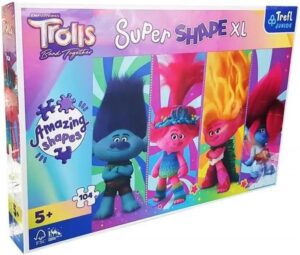 Пъзел Trefl от 104 XXL части - Игра с Тролчета