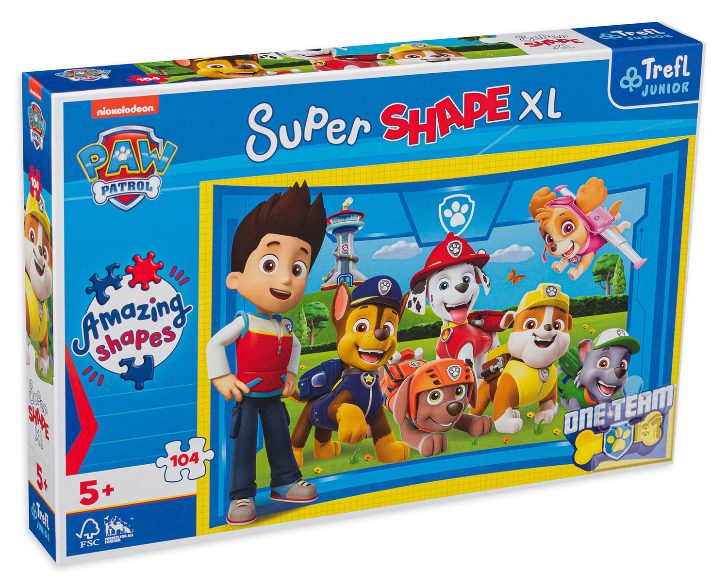 Пъзел Trefl от 104 XXL части - Кученцата от Пес Патрул