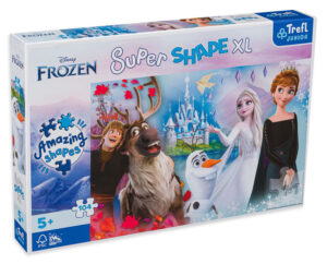 Пъзел Trefl от 104 XXL части - Светът на Елза и Ана