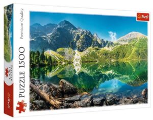 Пъзел Trefl от 1500 части - Езерото Морско око, Татри, Полша