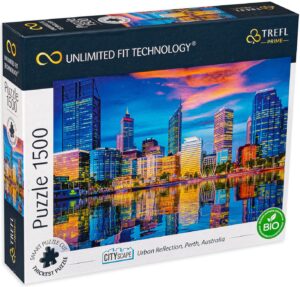 Пъзел Trefl от 1500 части - Градски отражения, Австралия