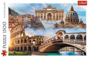 Пъзел Trefl от 1500 части - Любими места: Италия
