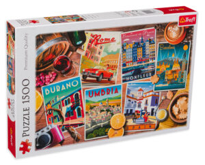 Пъзел Trefl от 1500 части - Пътуване из Европа