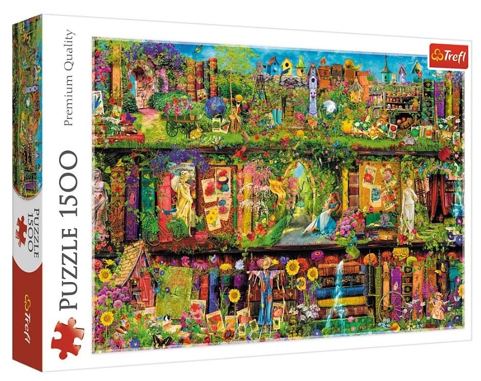 Пъзел Trefl от 1500 части - Приказна библиотечка