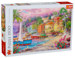 Пъзел Trefl от 1500 части - Златни брегове, Чък Пинсън