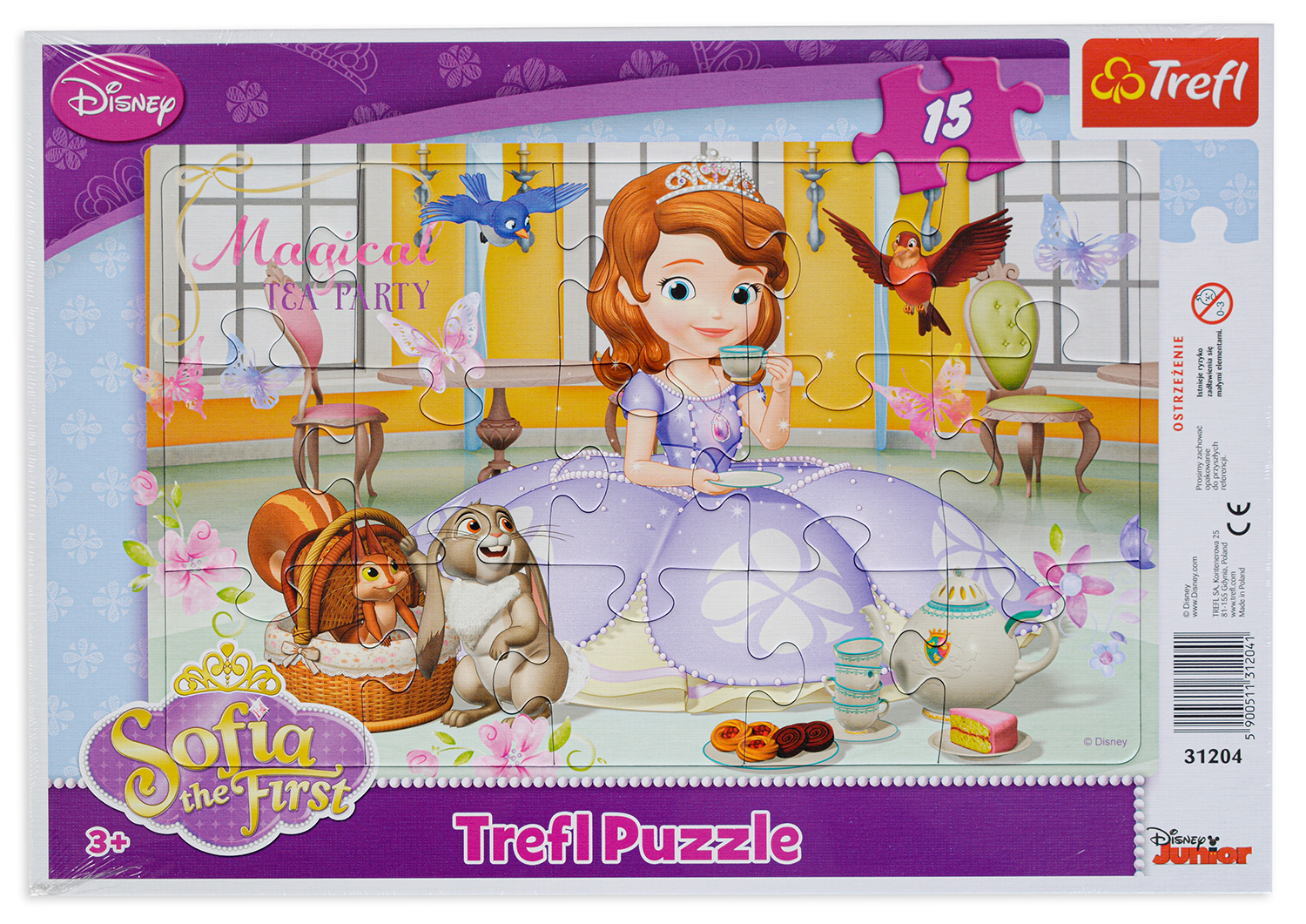 Пъзел Trefl от 15 части - Чаеното парти на София