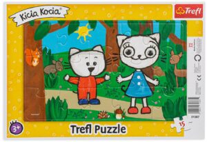Пъзел Trefl от 15 части - Кити Кит в гората