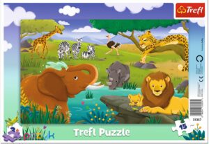 Пъзел Trefl от 15 части - Савана