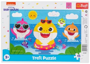 Пъзел Trefl от 15 части - Щастливи акули