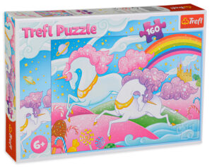 Пъзел Trefl от 160 части - Галопиращи еднорози
