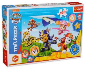 Пъзел Trefl от 160 части - Пес Патрул, Готови да помогнат