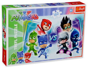 Пъзел Trefl от 160 части - PJ Masks, Срещу злодеите