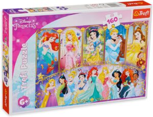 Пъзел Trefl от 160 части - Портрети на принцеси