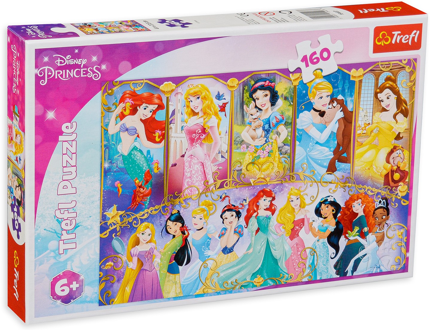 Пъзел Trefl от 160 части - Портрети на принцеси