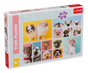 Пъзел Trefl от 160 части - Сладки кучета