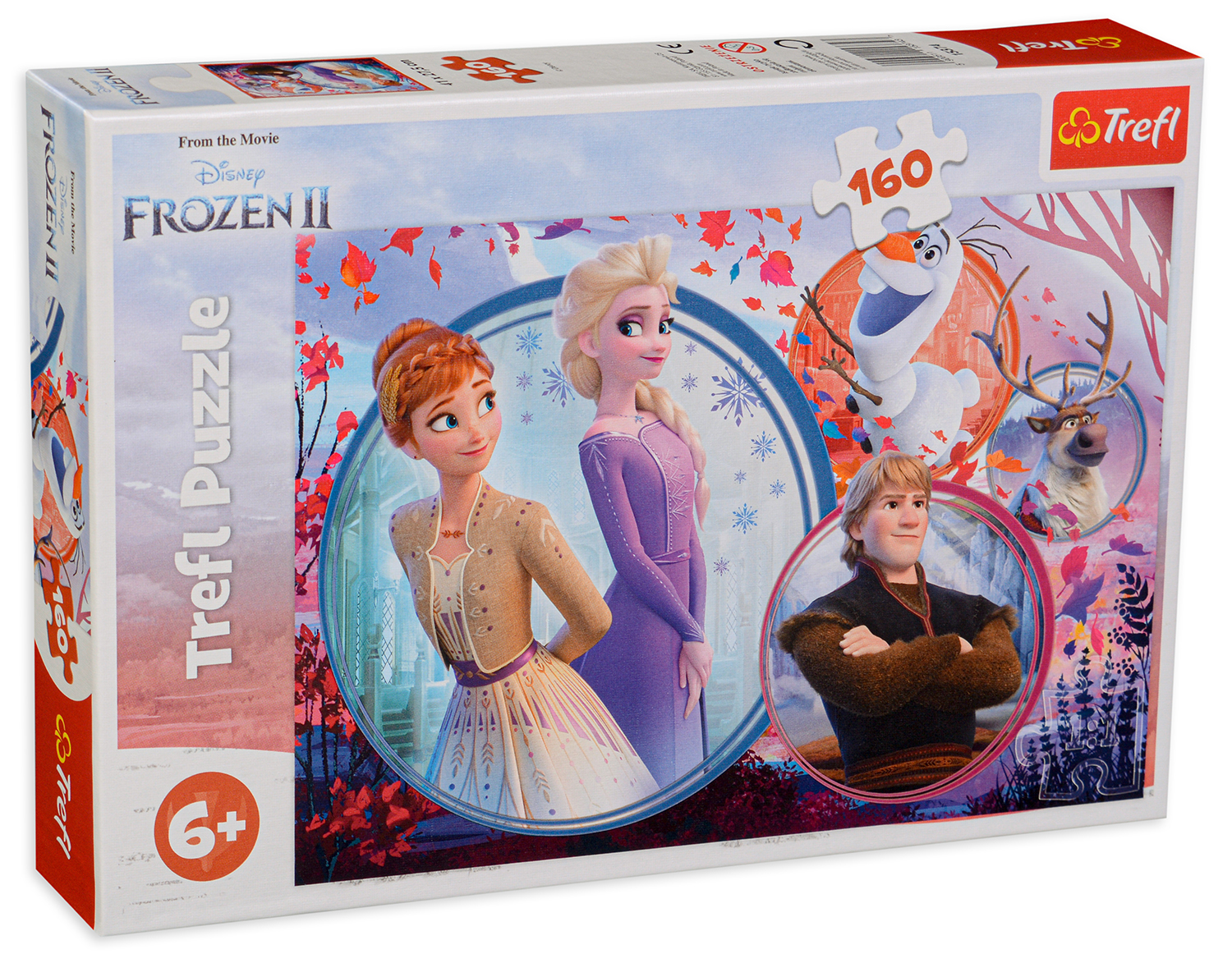 Пъзел Trefl от 160 части - Замръзналото кралство 2, Сестрински приключения