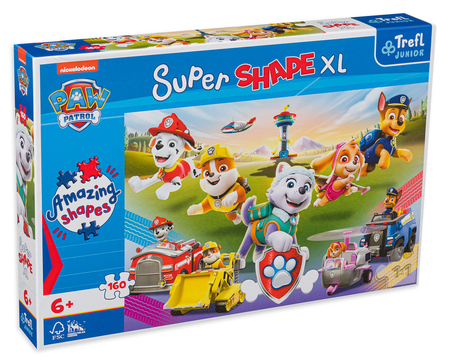 Пъзел Trefl от 160 XXL части - Кученцата от Пес Патрул