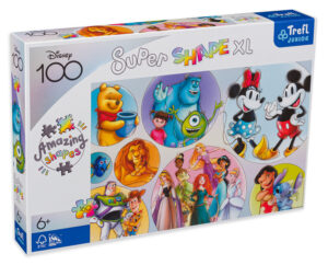 Пъзел Trefl от 160 XXL части - Цветният свят на Дисни