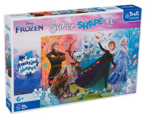 Пъзел Trefl от 160 XXL части - В света на Замръзналото кралство
