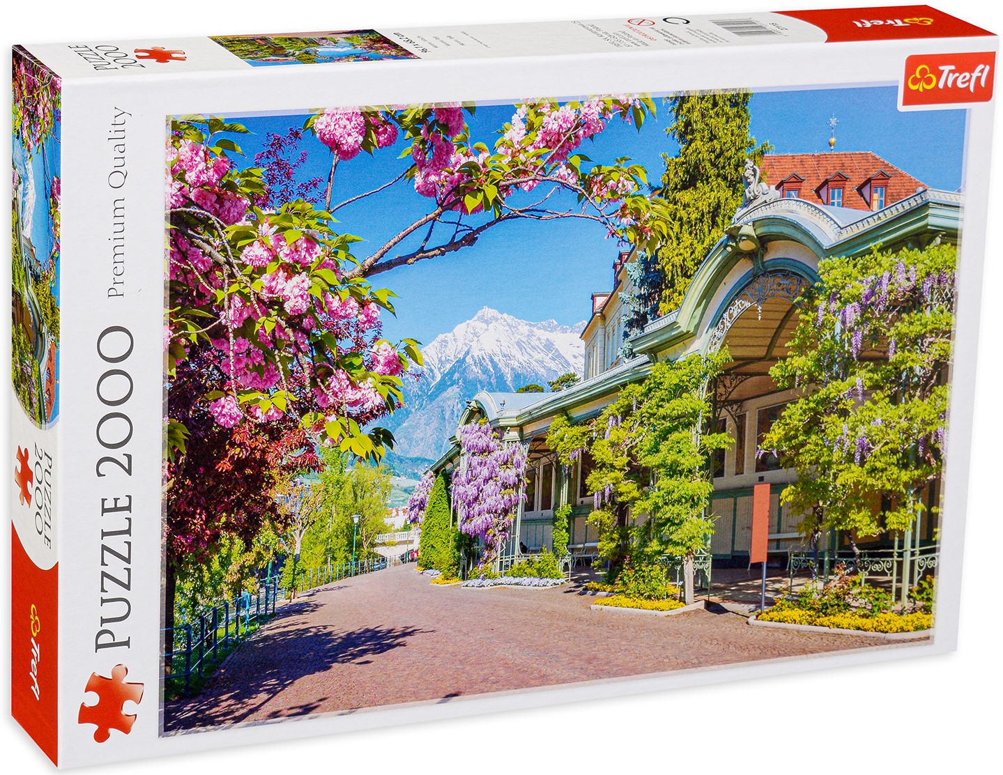 Пъзел Trefl от 2000 части - Мерано, Италия