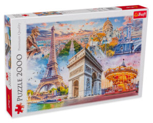 Пъзел Trefl от 2000 части - Уикенд в Париж