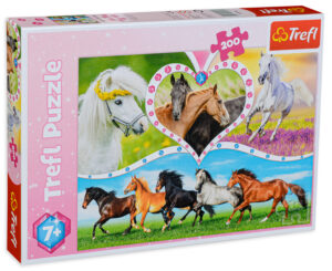 Пъзел Trefl от 200 части - Красиви Коне
