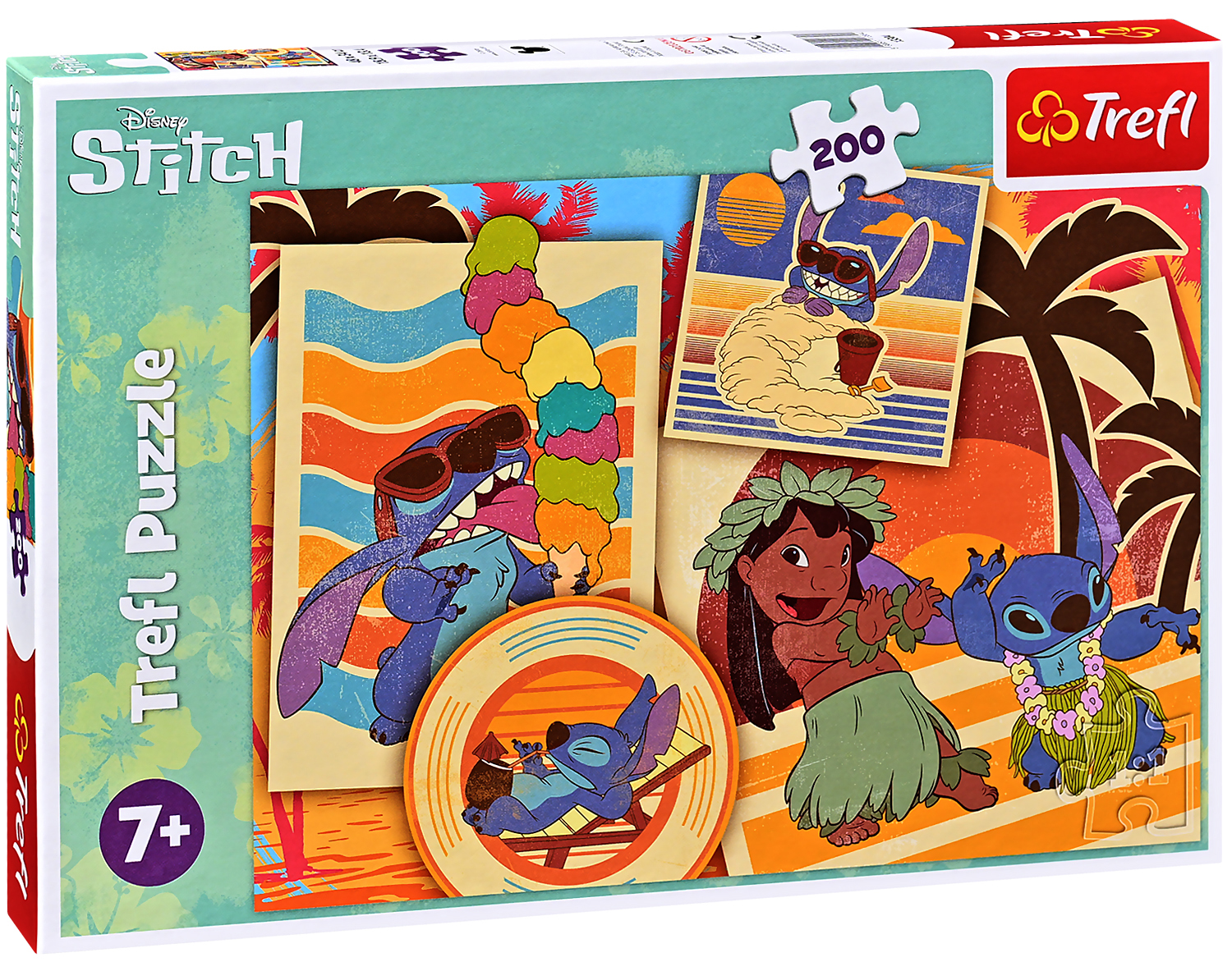 Пъзел Trefl от 200 части - Музикалната страна на Лило и Стич
