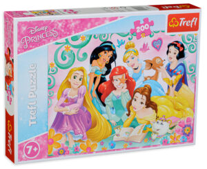 Пъзел Trefl от 200 части - Щастливият свят на принцесите