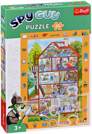 Пъзел Trefl от 24 части - Spy Guy, вкъщи