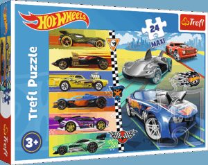 Пъзел Trefl от 24 макси части - Бързаците от Hot Wheels