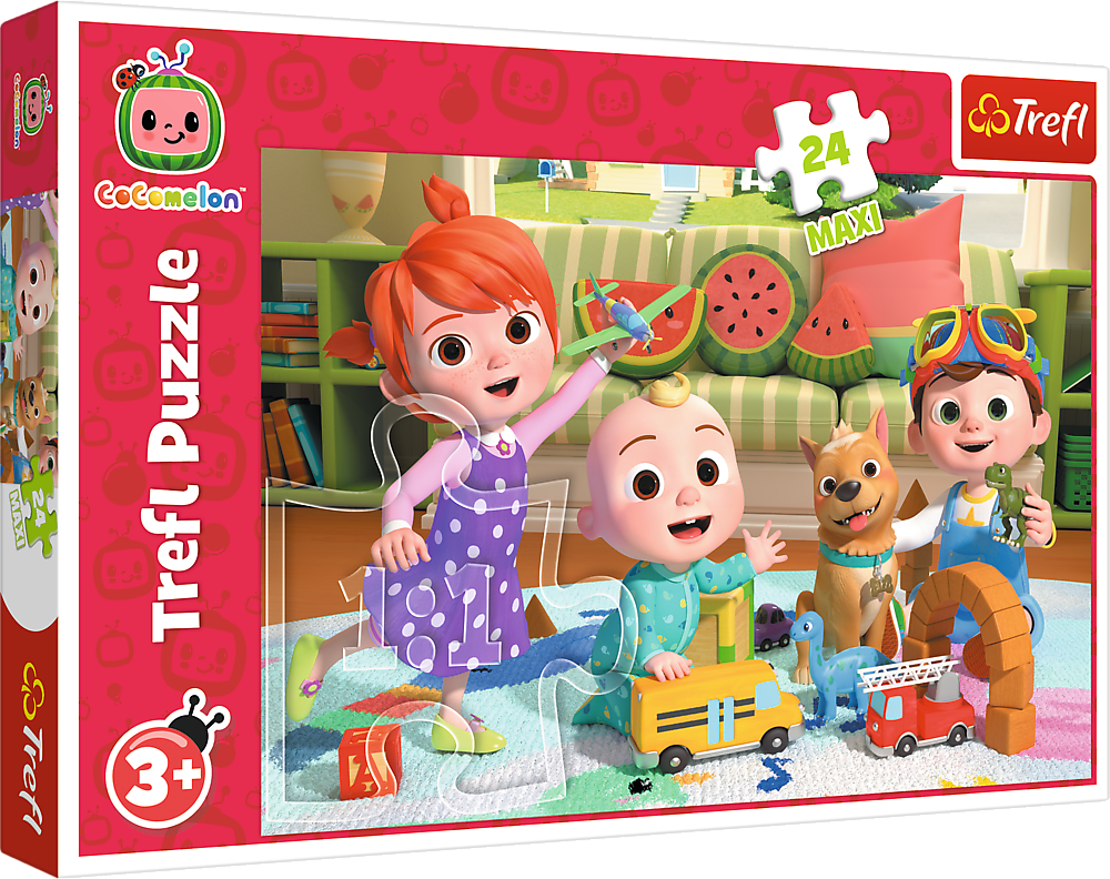 Пъзел Trefl от 24 макси части - Cocomelon, готови за приключение