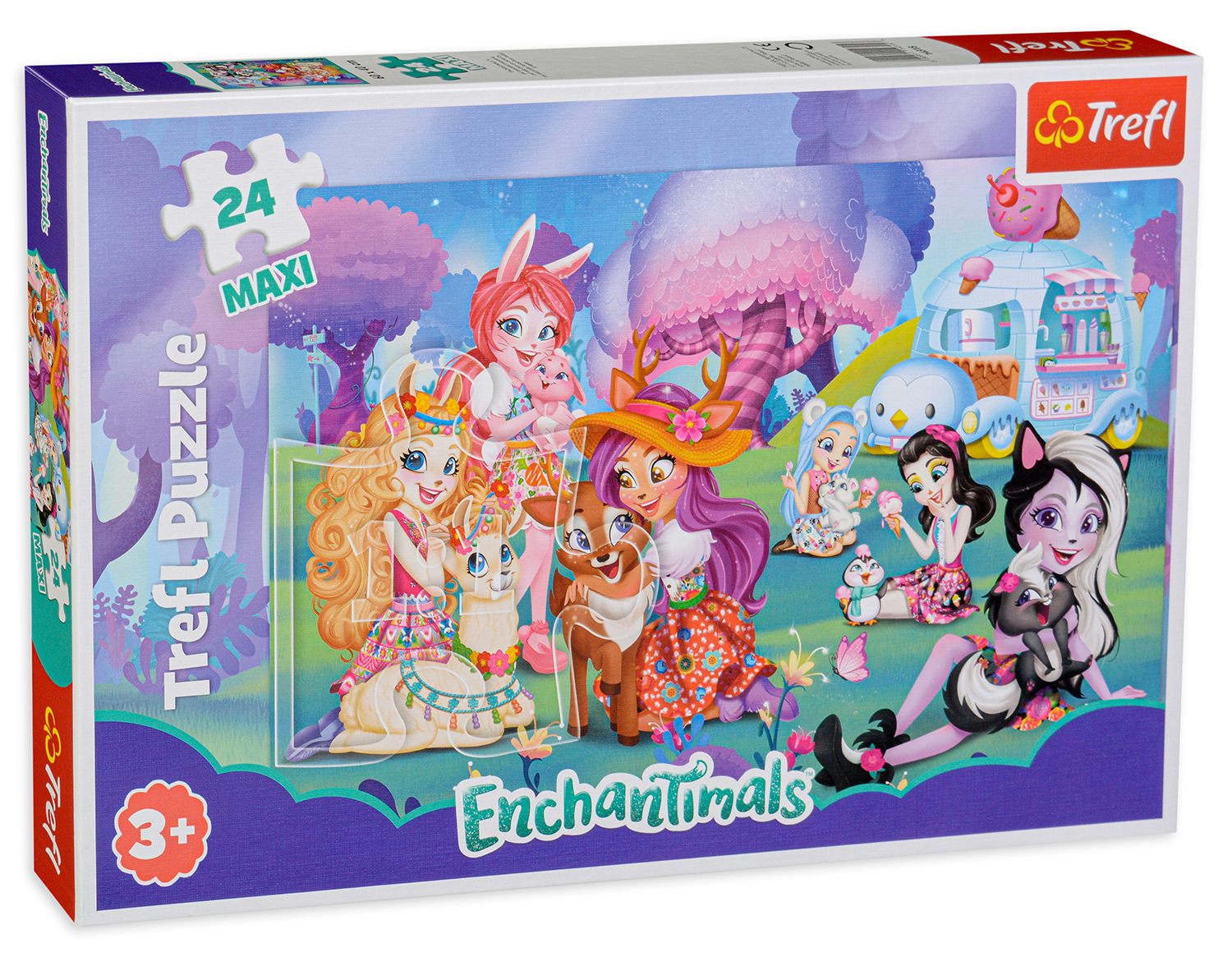 Пъзел Trefl от 24 макси части - Enchantimals