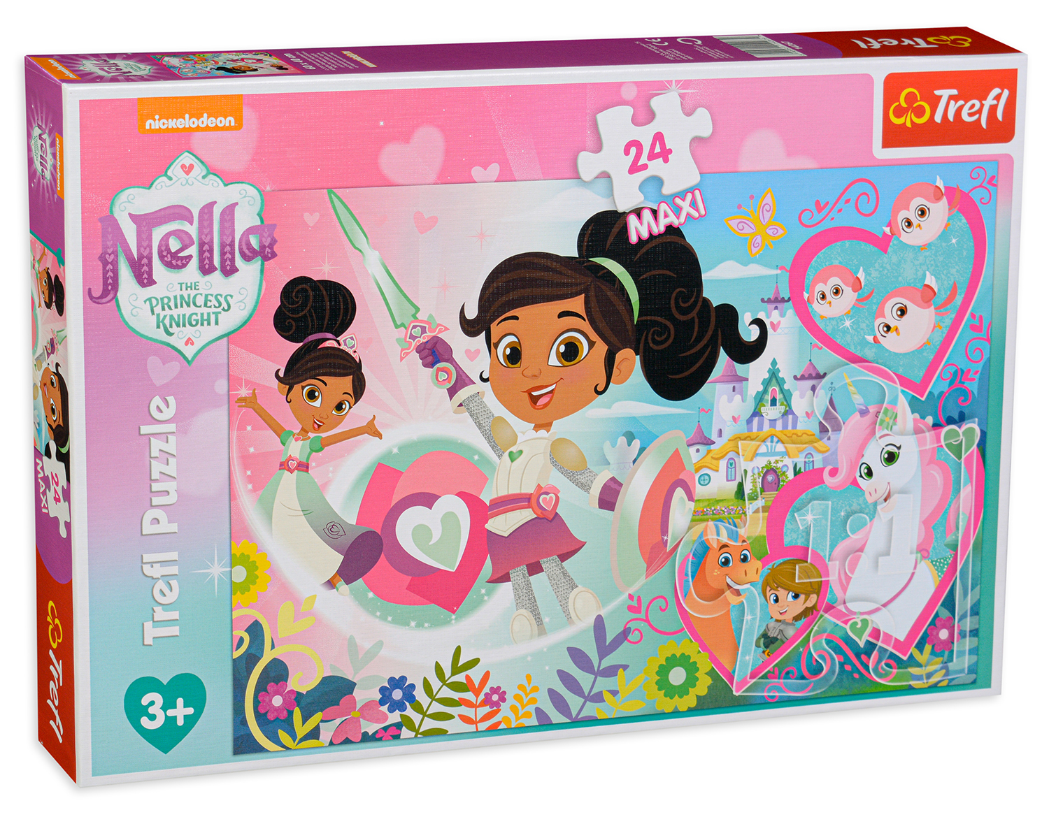 Пъзел Trefl от 24 макси части - Нела, безстрашната принцеса
